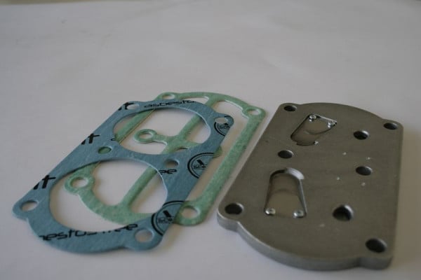 ELMAG Ventilplatte (1-teilig) komplett mit, Dichtungen für MEISTER 400 (B 3000-2), B 2500, 9100452