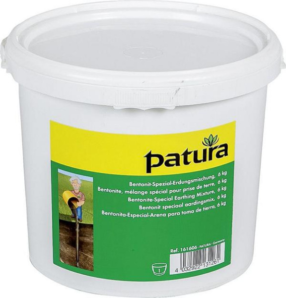 Patura Bentonit Spezial-Erdungsmischung (Eimer mit 6 kg), 161606