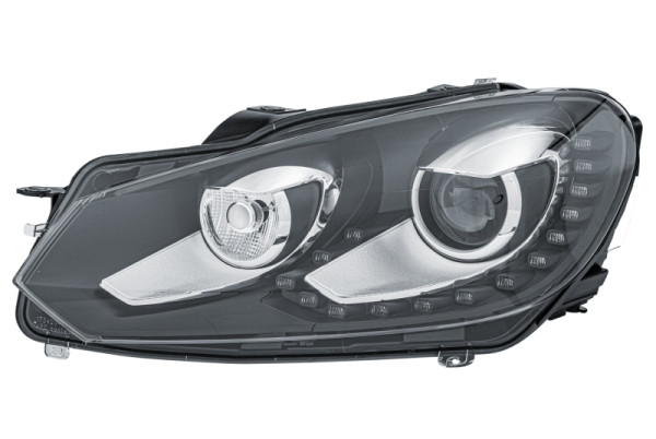 HELLA Bi-Xenon/LED-Hauptscheinwerfer, für u.a. VW Golf VI (5K1), ECE, für Rechtsverkehr, links, 1ZS 009 902-771