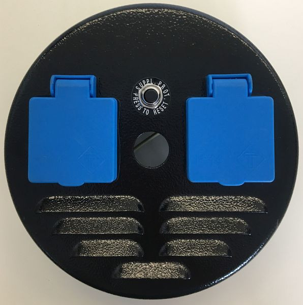 ELMAG Deckel ohne Steckdosen (für Generator, Mecc Alte) zu SEB 3300 W, 9503130