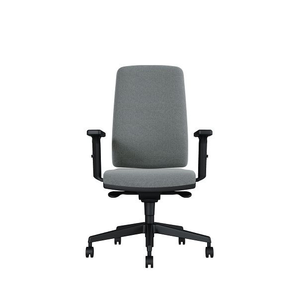 Bisley Bürodrehstuhl Stone, Tiefenverstellbarer Sitz, Mit 3D Armlehnen, Kunststofffußkreuz, TN9801 concrete, STONETKDTN9801