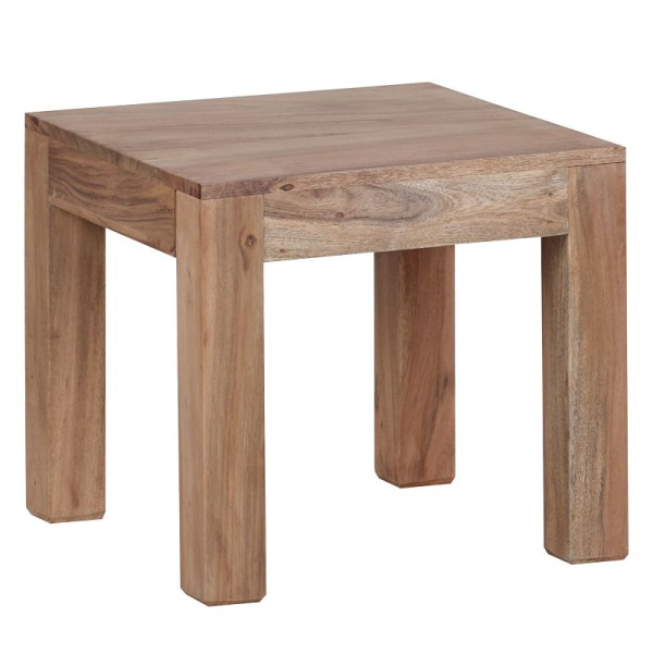 Wohnling Couchtisch Massivholz Akazie 45 cm breit, WL1.446
