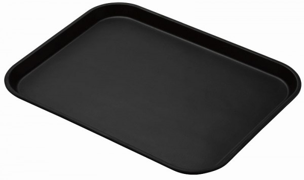 Cambro Camtread Tablett, Rechteckiges, Niedriges Profi, 32,5 x 53 cm, schwarz, VE: 12 Stück, 3253CT110
