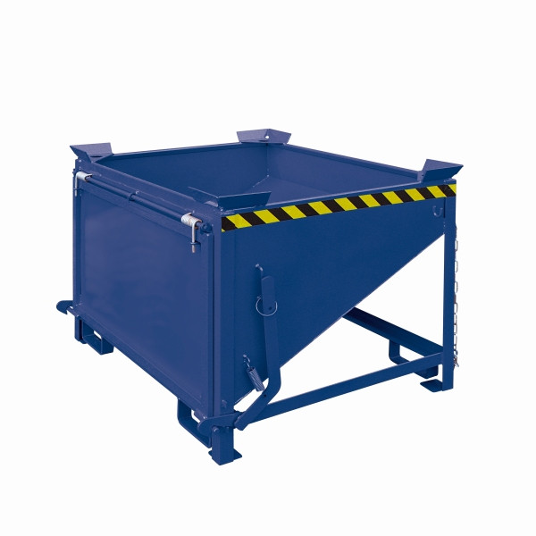 Eichinger Industrie Silobehälter mit großflächiger Schüttklappe, 300 Liter enzianblau, 20530400000097