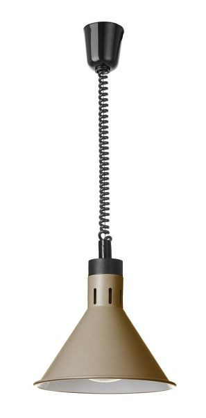 Hendi Höhenverstellbare Wärmelampe, Konisch beige 230V 350W, 273777