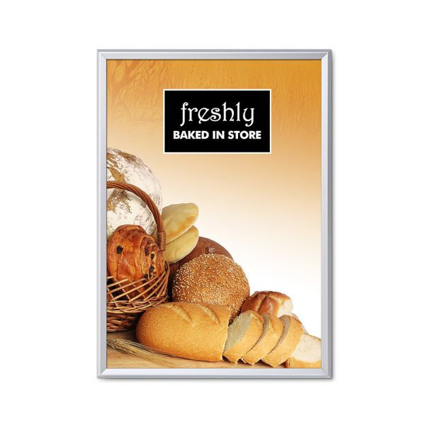 Showdown Displays Klapprahmen 70x100 - Brandschutz B1 (32 mm), KR70x100G32B1