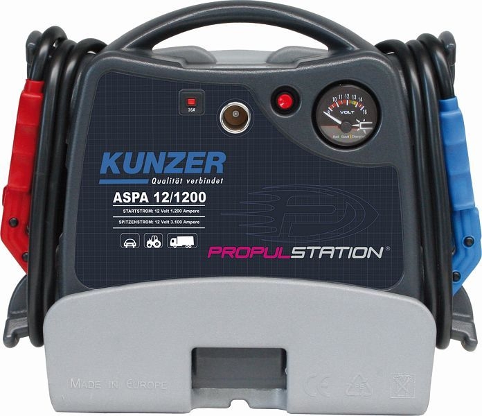 Kunzer AKKU Start 12V ACDC, Propulstation 1200CA, ASPA 121200 günstig kaufen | PROFISHOP Kunzer AKKU Start 12V ACDC, Propulstation 1200CA, ASPA 121200 günstig kaufen | PROFISHOP