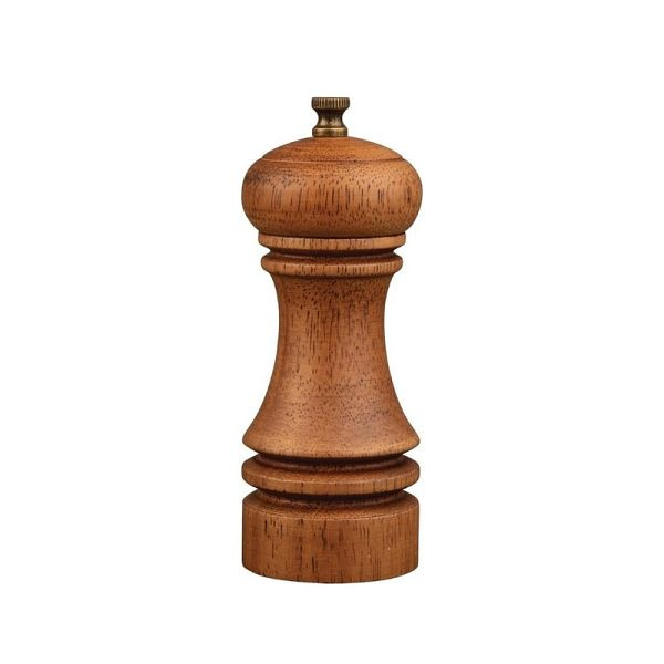 Olympia Salz- und Pfeffermühle Holz 15cm, einstellbarer Mahlmechanismus, Antikoptik, CR690