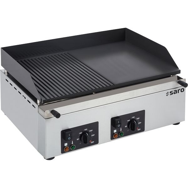 Saro Griddleplatte Modell GPK 610 1/2 gerillt, 458-1041
