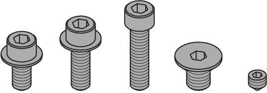 Edessö Schraube 6-Kant 4 x 10 für Kugellager, 134504006