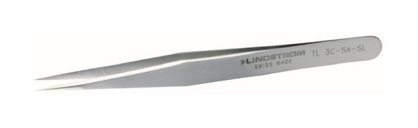 Lindström Hochpräzisions-Pinzette mit sehr scharfen Spitzen, kurz, TL 3C-SA-SL