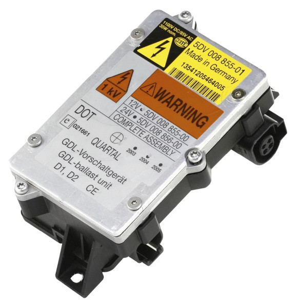 HELLA Vorschaltgerät, Xenon, 12V, mit Adapter/Steuergerät/Software muss NICHT angelernt/upgedatet werden, 5DV 008 855-017
