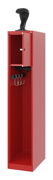 C+P Feuerwehrspind Evolo, Modell YOUNGSTER, 1 Abteil, H1530xB300xT500 mm, Feuerrot, 0490015-10 S10005
