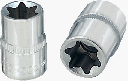 KS Tools 1/4" CHROMEplus Torx-E-Stecknuss, E4, 918.1582