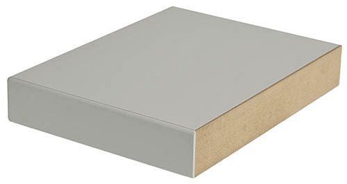 Bedrunka+Hirth Arbeitsplatte workergo, Dreieck-Platte geeignet für Klemmfeststellung, MDF-Platte mit 0,7 mm HPL-Belag, 900/750/30 mm, HE1.9075K30