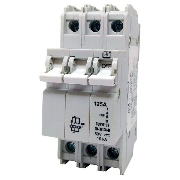 CBI DC Sicherungsautomat CBI QYD-3(13) D, U2, 125A, 392033