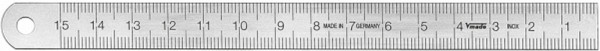Vogel Germany Stahlmaßstab 1000 mm x 20 mm x 1,0 mm, inox, 1017010100