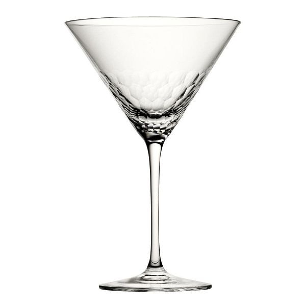 Utopia Raffles Waben Martini 30cl (6 Stück), handgemachtes Kristallglas, DZ446