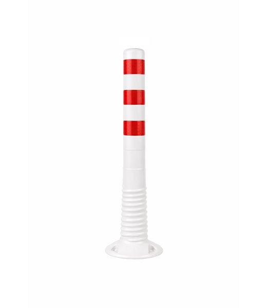 Ri-Traffic Flexible Absperrpfosten 75 cm, Weiß Rot, 05-0075-11WR