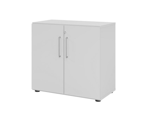Hammerbacher Schrank 928T2, 2 OH, Korpus: Grau / Front: Grau, 80 x 42 x 74,6 cm (BxTxH), V928T2/5/5/BS
