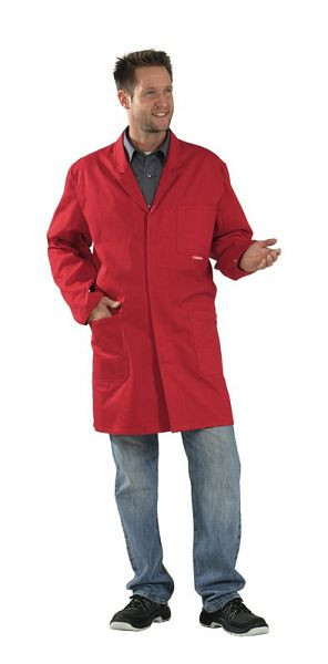 Planam BW 290 Berufsmantel, mittelrot, Größe 50, 0136050