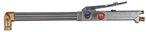 ELMAG Handschneidbrenner 'Dortmund I' Federhebel, Länge: 1000mm, Brennerkopf 90°Sauerstoff/Azetylen/Propan/Methan (Erdgas), 58102
