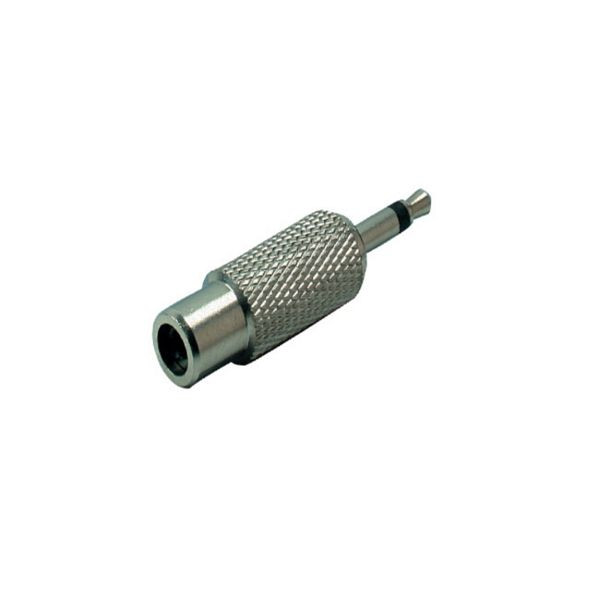 S-Conn Adapter, Klinkenstecker Mono 3,5mm auf Cinchkupplung, Metall, 57030-M