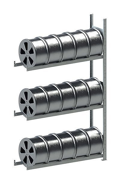 Meta S3 CLIP Felgenregal AR 2000x1300x300 mm, verzinkt, 20096644
