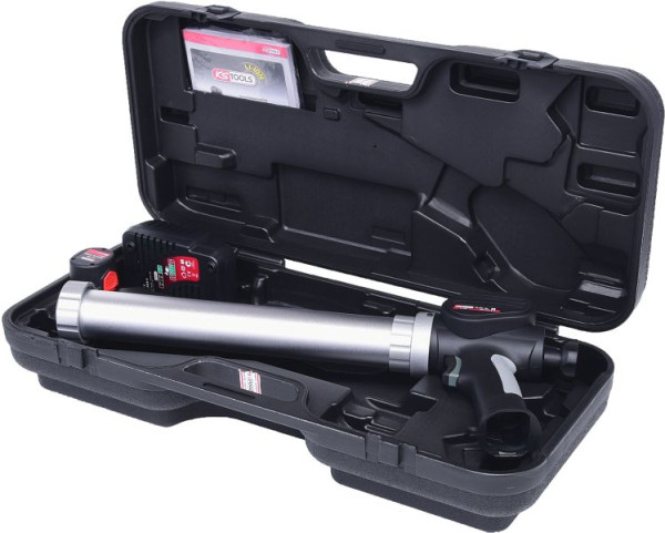 KS Tools Akku-Kartuschen-Pistole 600 ml mit 1 Akku und 1 Ladegerät, 515.3580