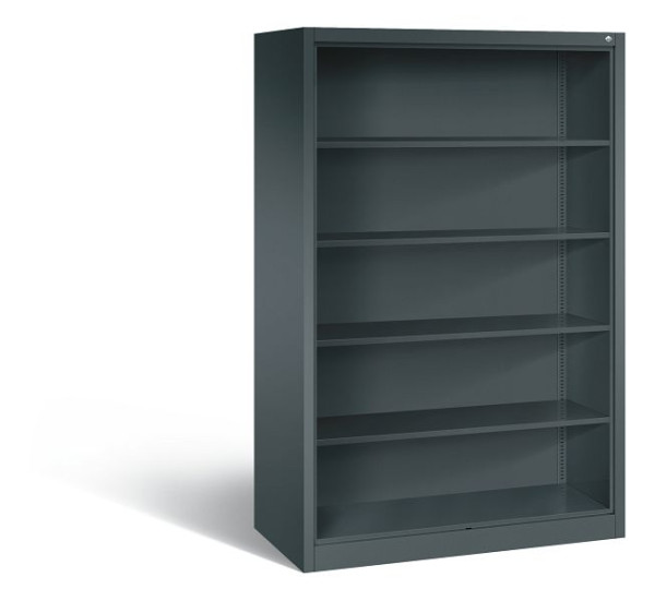 C+P Büroregal mit Rückwand Acurado, H1950xB1200xT600 mm, Anthrazit, 9390-000 S10025