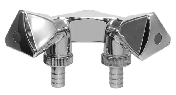 Benkiser Doppelventil für Waschgeräte 1/2" mit Rückflussverhinderer für einfache Zapfstelle, 7351240