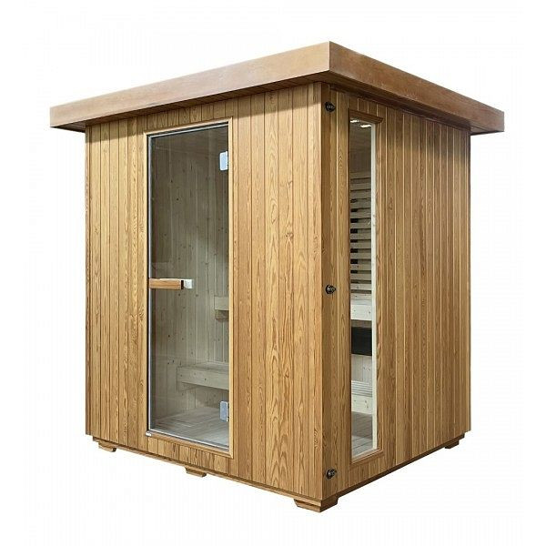 Sanotechnik LAHTI Außencombi Infra & Sauna 5-6 Personen, 201,5x181,5x200,2 cm, K30200
