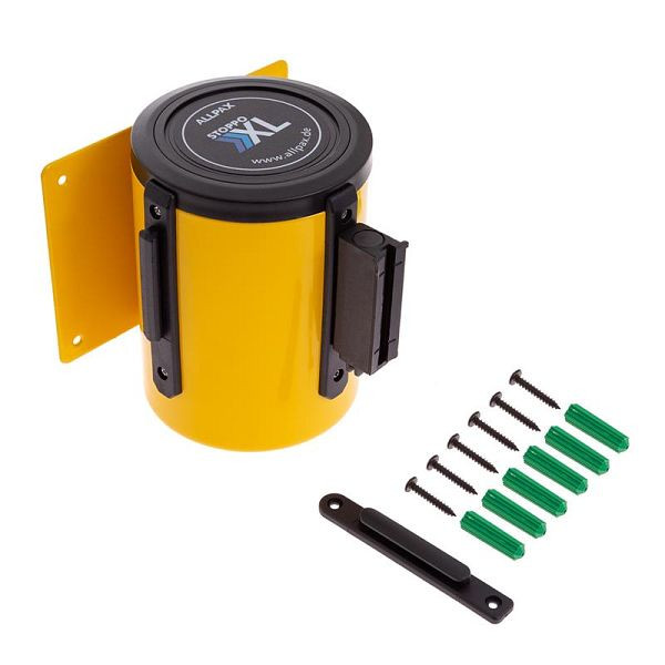 ALLPAX STOPPO Abgrenzungsband zur Wandmontage 10,6m - Gelb, 10024340