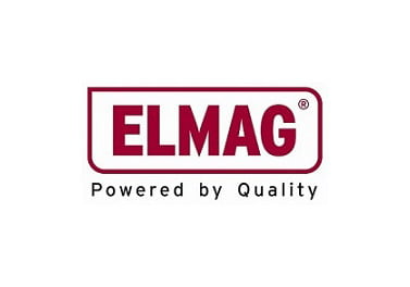 ELMAG Blauer Hygieneschlauch, Typ 864/10 für Industrie-Aufroller 10 m 12, 7x18,5 mm, IG 1/2' x AG 1/2', Anschlüsse aus AISI 304, 9403969