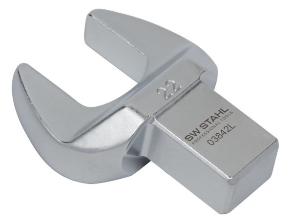 SW-Stahl Einsteck-Maulschlüssel, 22 mm, SW 22 Einsteckvierkant 14 x 18 mm, 03842L