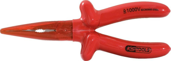 KS Tools 1000V Flachrundzange beschichteter Arbeitskopf 200mm, 117.1718