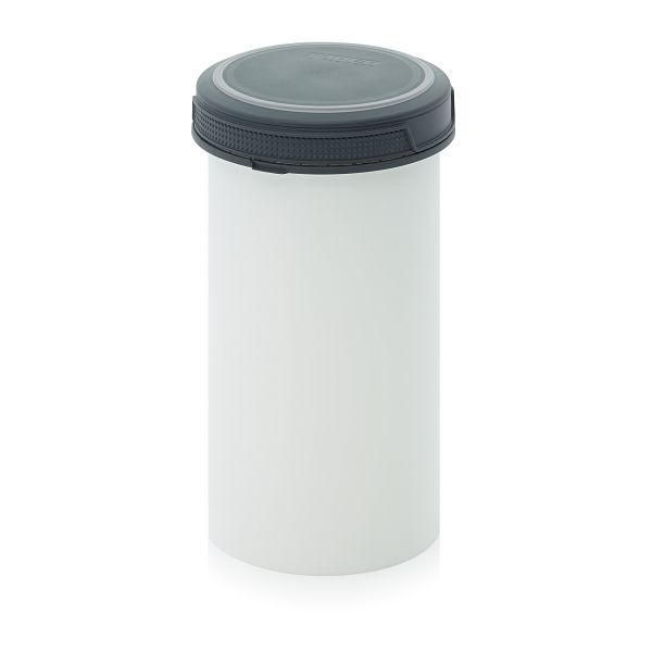 Auer Schraubdosen Basic, 1,3 Liter, Dose weiß, Deckel dunkelgrau, mit Innendeckel, SC I 1.3-99 F5