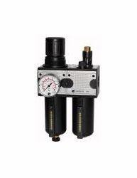 Riegler Wartungseinheit, zweiteilig mit Metallbehälter und Sichtrohr, Tropfaufsatz aus Metall, 100579