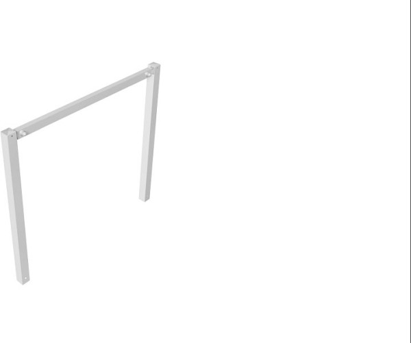 Schake Wegesperren feststehend, zusammenschraubbar mit Oberholm, feuerverzinkt, Gesamtbreite: 1500 mm, 414_15