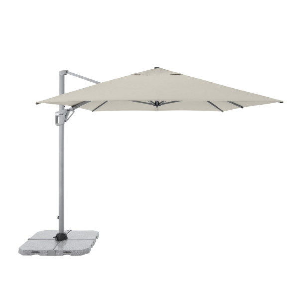 doppler Active NEO Side ca. 260x350/8tlg. Design 820 natur Gestellfarbe Silber, Sonnenschirm, 440219820