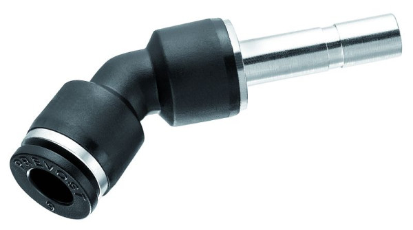 Prevost 45°-Winkelverbinder - RPQ PT, für Schlauch mit Außen-Ø= 5 mm, Verbinder mit Innen-Ø= 5 mm, VE: 10 Stück, RPQ PT0505