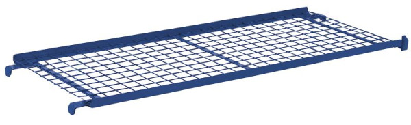 VARIOfit Etagenboden drahtvergittert, Ladefläche: 1.615 x 635 x 20 mm (B/T/H), pulverbeschichtet RAL 5010 enzianblau, zsw-640.212