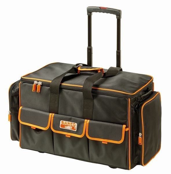 Bahco Werkzeugtasche auf Rollen mit Werkzeugen für die Reparatur & Wartung - 72-teilig, 4750FB2W-24A