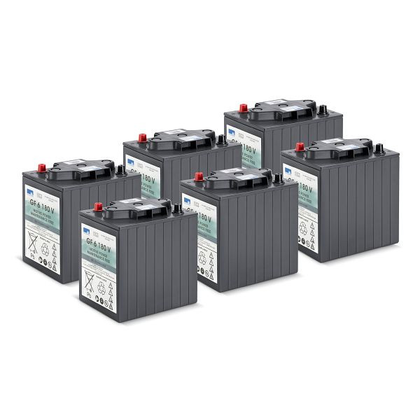 Kärcher Batteriesatz Gel 6x 6V/180Ah, Gewicht mit Zubehör: 180 kg, 2.815-104.0