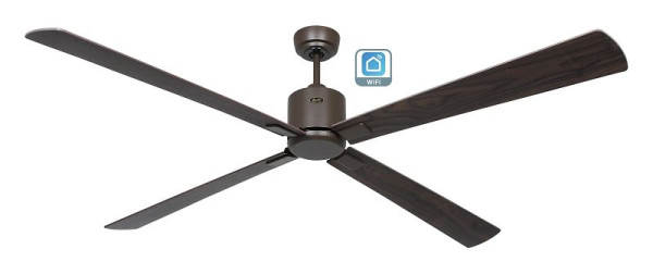 CasaFan Deckenventilator Eco Neo III 180 Lack bronze-Nussbaum/Kirsche WiFi, 949415W