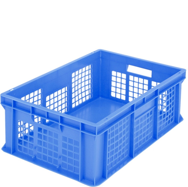 BITO Eurostapelbehälter BN /BN6422 600x400x215 blau, Wände durchbrochen, C0850-0014