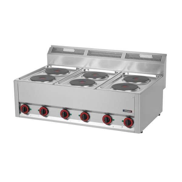 Casselin Freistehender Elektroherd mit 6 Kochstellen B 99 - Linie 600, C6FOE6FT99