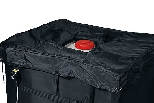 DENIOS Isolierhaube für IBC-Container, zum Schutz der IBC-Dachfläche gegen schnelles Auskühlen, 129157