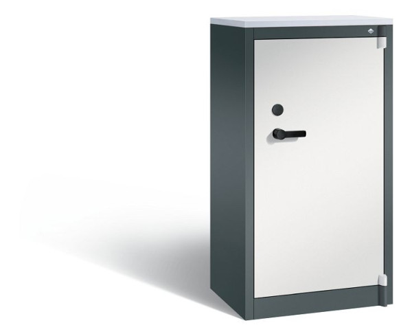 C+P Feuergeschützter Schrank Certos, H1226xB650xT500 mm, Anthrazit/Grau/DBS Hellgrau, 1160-000 S10527