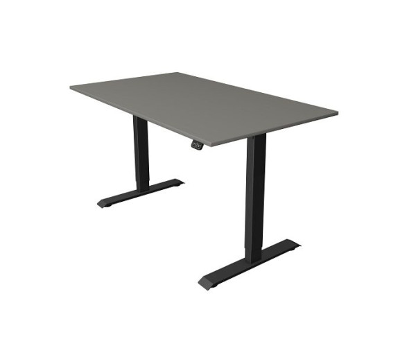 Kerkmann Sitz-/Stehtisch Move 1 anthrazit, B 1400 x T 800 mm, elektrisch höhenverstellbar von 740-1230 mm, Grafit, 10182812